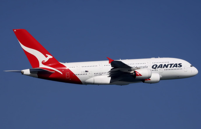 Un avion de la compagnie Qantas