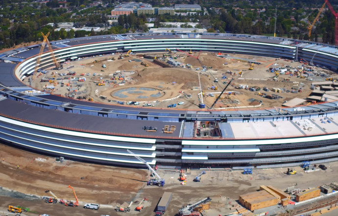 Où en est la construction du siège d'Apple ?