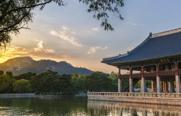 Le Gyeongbokgung Palace, Corée du Sud.