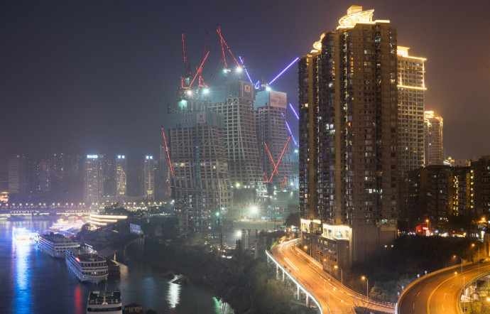 Chongqing by night.