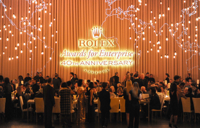 Cérémenie pour le 40e anniversaire de la remise des Rolex Awards For Enterprise, au Dolby Theater de Los Angeles
