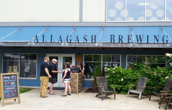 Portland, dans l’Oregon, aux États-Unis, est la capitale des bières artisanales. Ici, l’Allagash Brewing Company.
