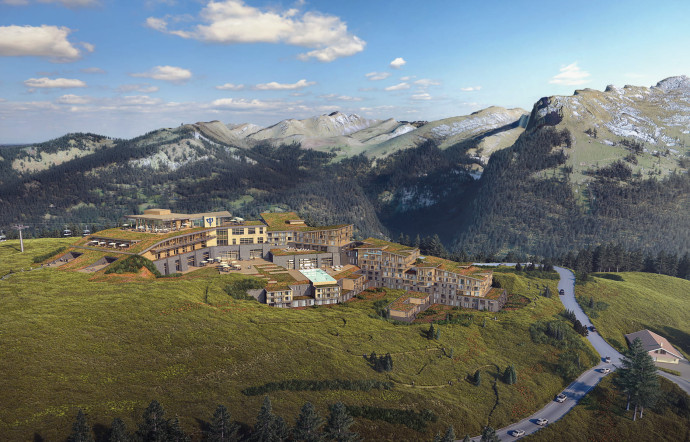 Le Grand Massif Samoëns-Morillon, dans les Alpes, l’un des projets en cours de Club Med.