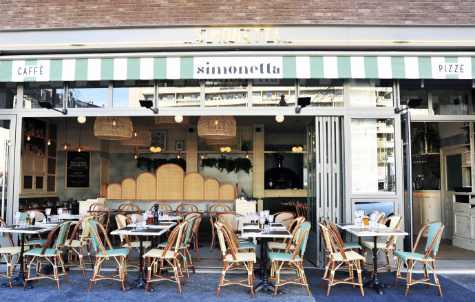 La terrasse du restaurant Simonetta