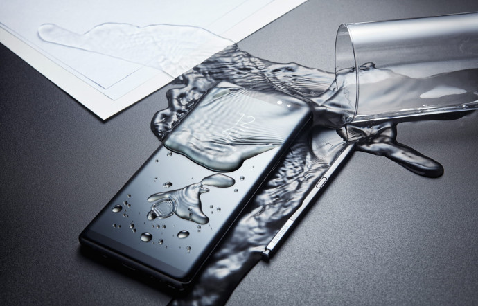 Le Galaxy Note 8 sera étanche, comme prévu.