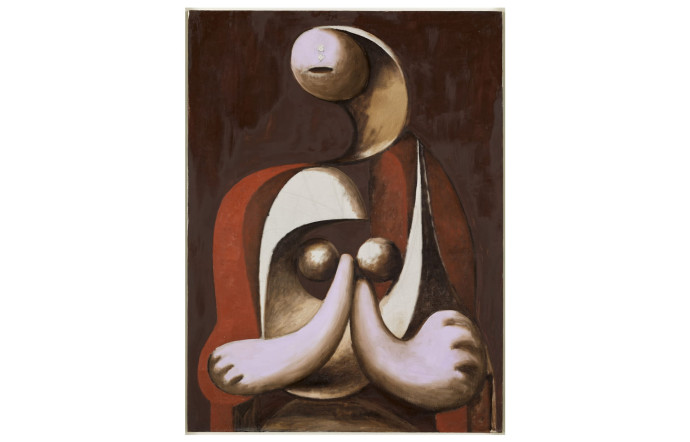 « Femme Assise dans un Fauteuil Rouge », Pablo Picasso, 1932, huile sur toile, Paris, Musée national Picasso-Paris.