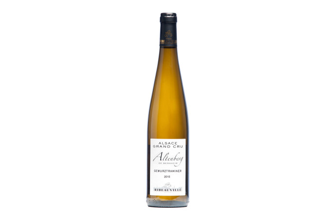Vins d’Alsace : Ribeauvillé, Altenberg de Bergheim. Millésime : 2015.