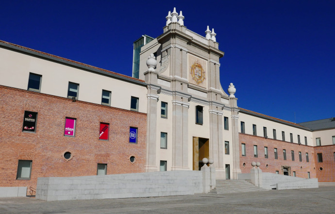 El Cuartel de Conde Duque, réputé pour ses projections d’été en plein air.