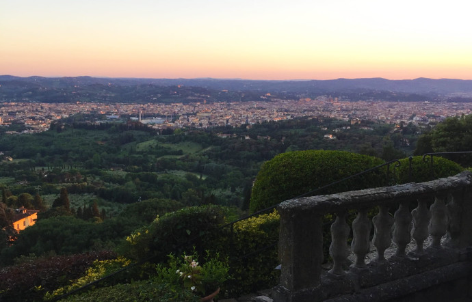 Florence vue depuis l’hôtel Belmond Villa San Michele à Fiesole.