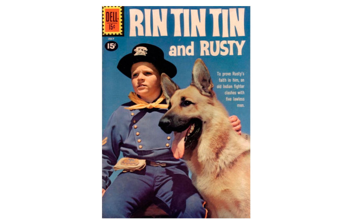 Rin-Tin-Tin et Rusty ont tous deux été recueillis par les soldats du 101e régiment de cavalerie de Fort Apache.