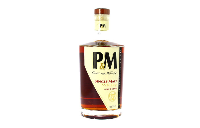 P&M Single Malt 7 ans, 69 €.