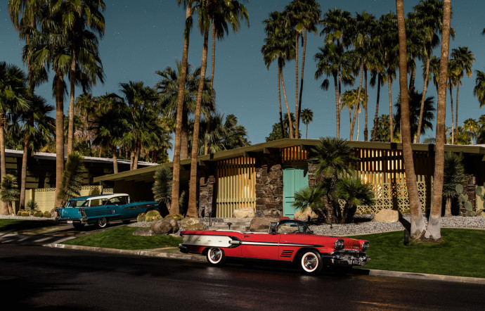 Diaporama : les nuits de Palm Springs par Tom Blachford