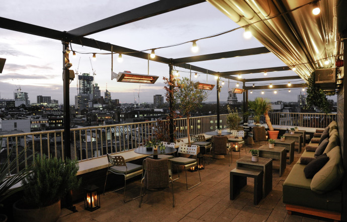 The Rooftop Bar & Terrace, Ace Hotel London Shoreditch.