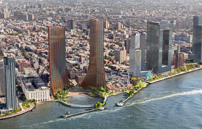 Archi : BIG redonne vie aux bords de l’East River à Brooklyn