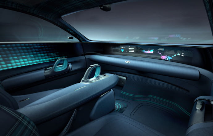 Hyundai : le concept-car électrique Prophecy se pilote avec des joysticks !
