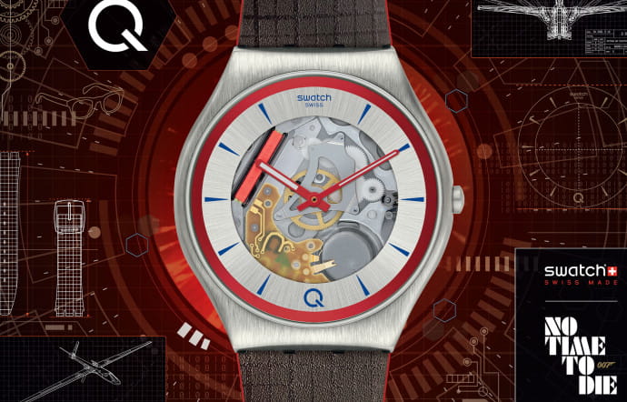 Swatch : une montre créée spécialement pour le prochain James Bond