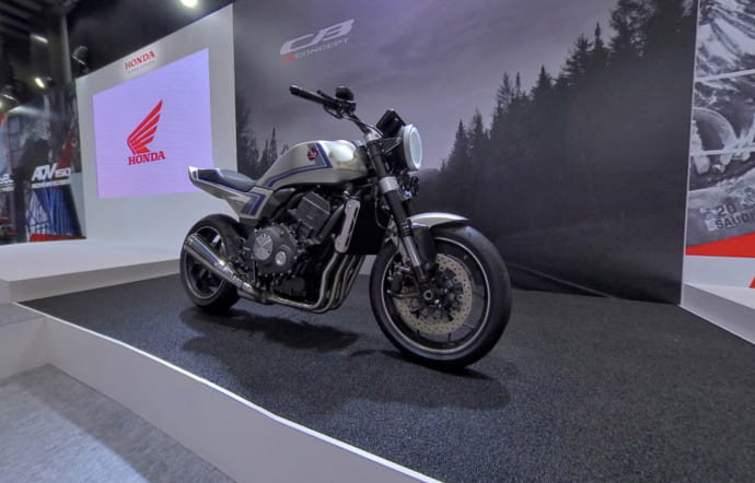 Honda présente la moto-concept CB-F, un hommage aux années 80