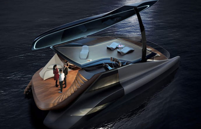 Icona Fibonacci : un concept-yacht électrique compact et futuriste