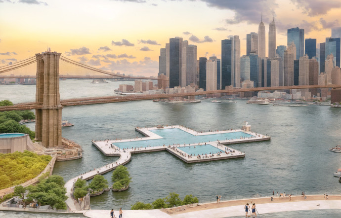 piscine utopique à new york +pool