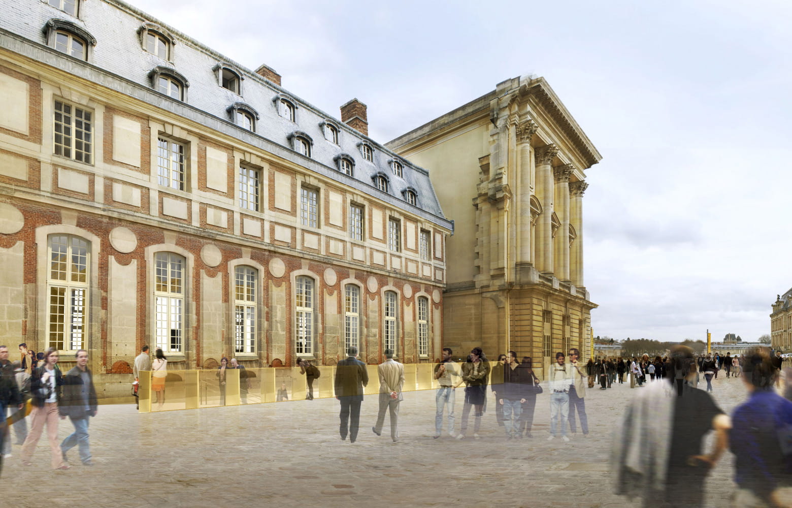 Aménagement du pavillon Dufour, au château de Versailles, afin de créer un lieu d’accueil supplémentaire pour les...