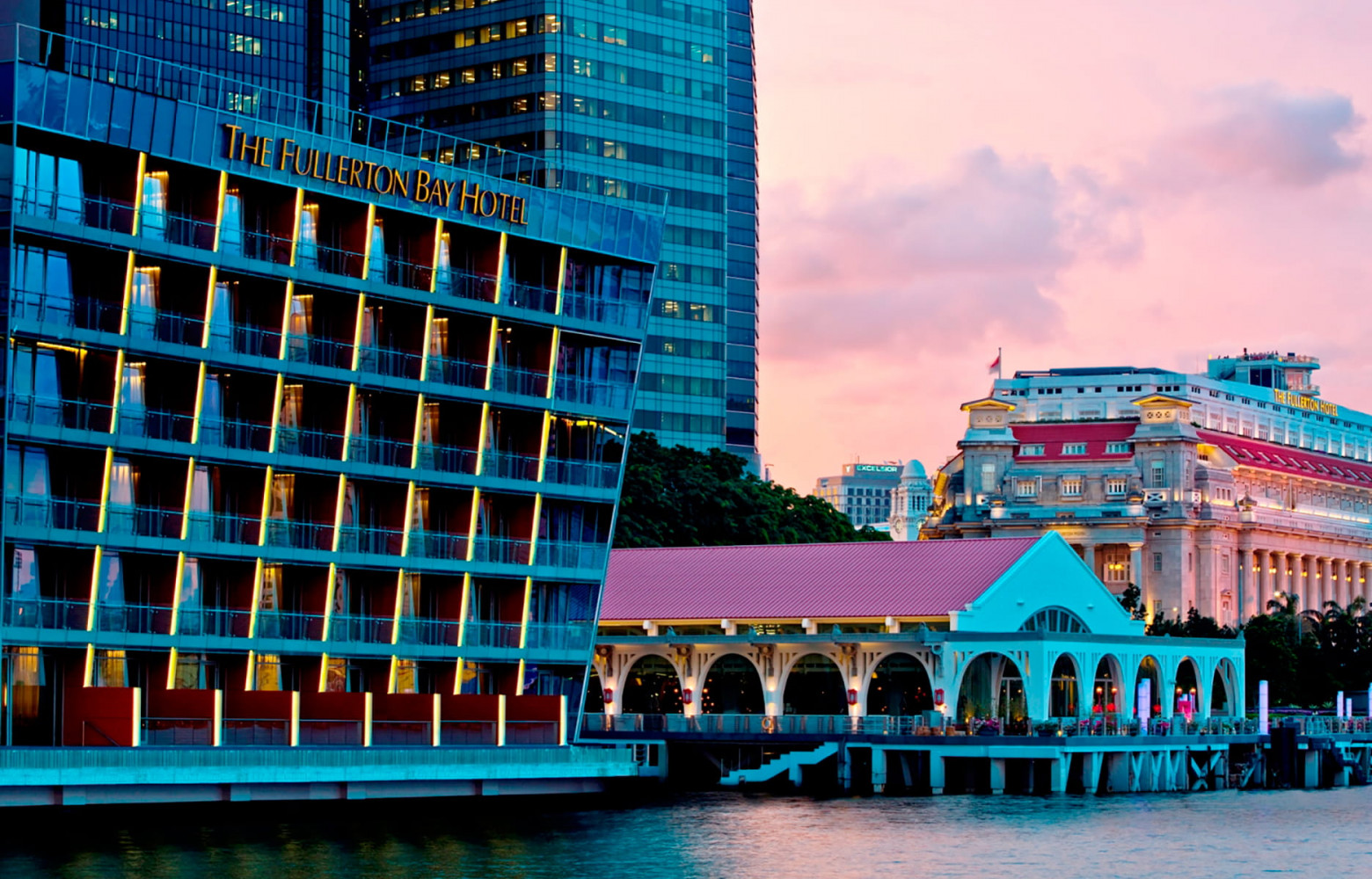 Le magnifique Fullerton Bay Hotel Singapore.