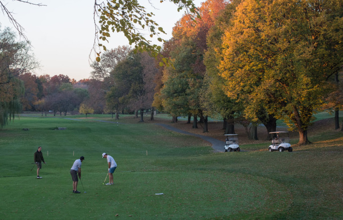 Le golf du parc Van Cortlandt, dans le nord-est du Bronx, près du quartier de Kingsbridge.