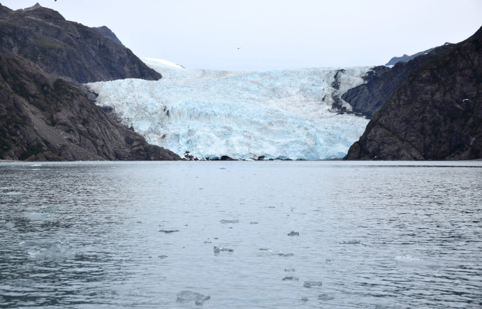 Le glacier d'Holgate, dans le parc national de Kenai Fjords.