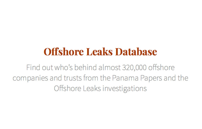 Moteur de recherche Panama Papers