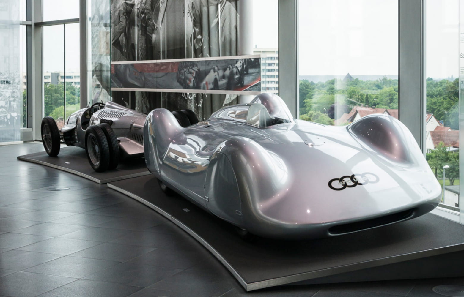Le musée automobile retrace l’histoire des marques Horch, DKW, Wanderer et Audi. Rien n’est omis, ni les...