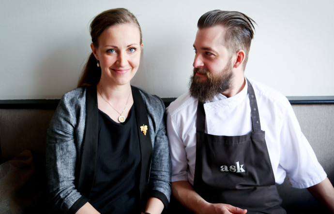 Linda Stenman-Langhoff & Filip Langhoff du Restaurant Ask, à Helsinki.