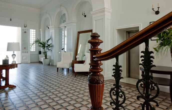 Le lobby du palace possède un charme et une élégance sans pareils.