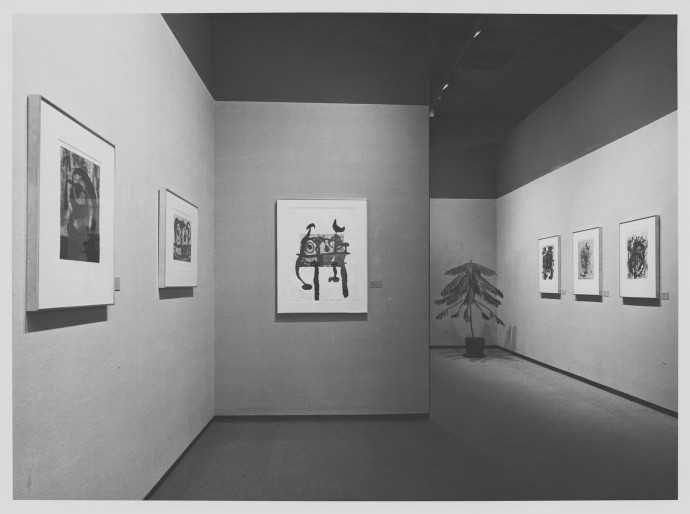 « Impressions récentes » de Joan Miro (mars-mai 1970).