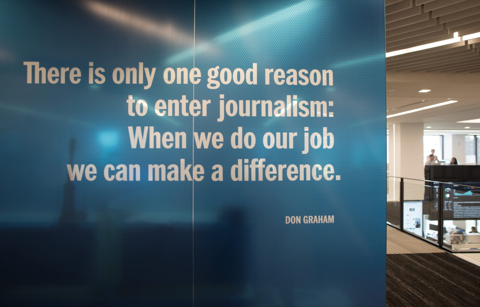 « Il n’y a qu’une seule bonne raison pour entrer en journalisme : en faisant notre travail,...