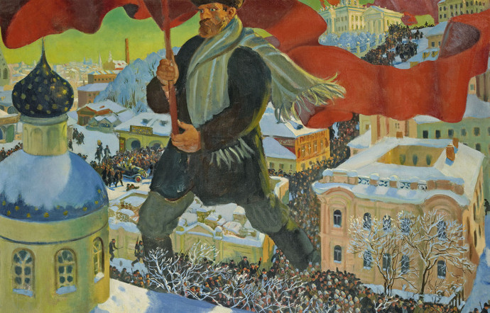 « Bolshevik », de Boris Mikhailovich Kustodiev