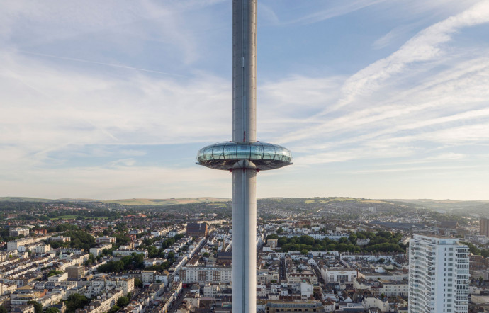 L’I360 de Brighton, ou la tour d’observation ascensionnelle la plus haute du monde.