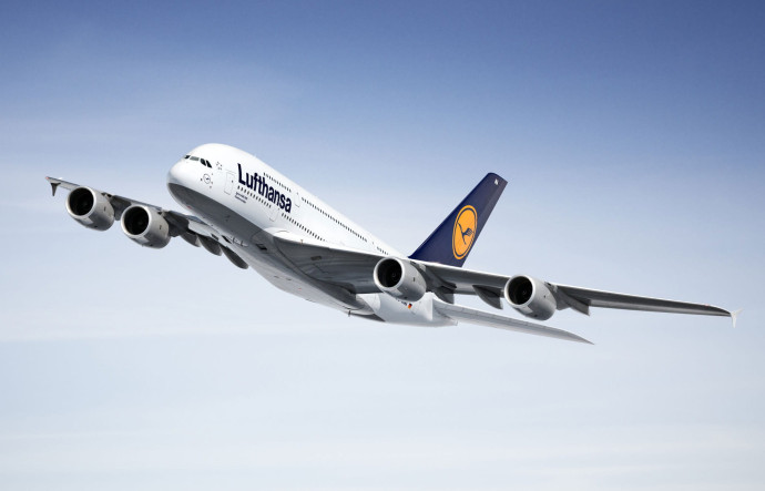 A 380 de Lufthansa.