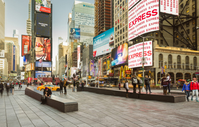 Times Square Reconstruction, Etats-Unis.