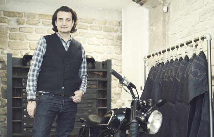 Bertrand Saugnac, patron du concept-store Mr S Motorcycles.