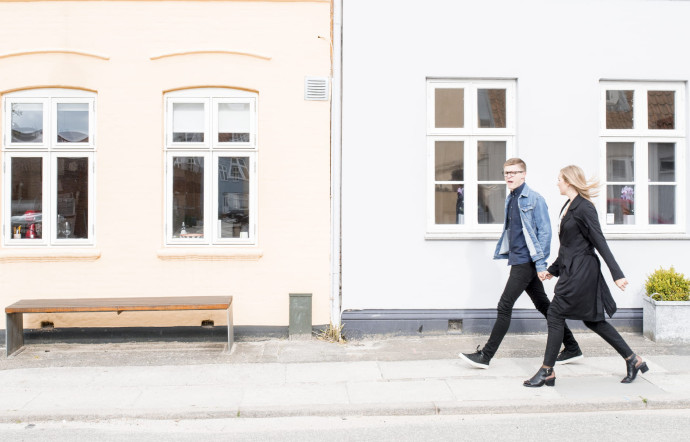 La jeunesse que l’on croise dans les rues d’Aarhus.