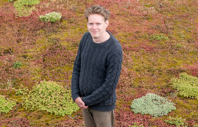 John Block, directeur de l’institut Scandinave des toits végétalisés, a planté 9 500 m2 de jardins sur les toits de locaux municipaux.