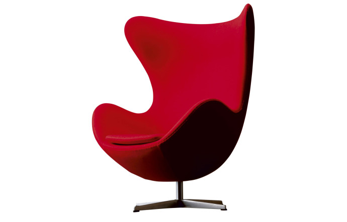 L’iconique fauteuil Egg de l’éditeur danois Fritz Hansen.