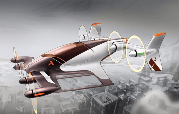 Vahana de Airbus, une nouvelle génération de véhicules volants qui auraient pour objectif de résorber les problèmes d’embouteillage.