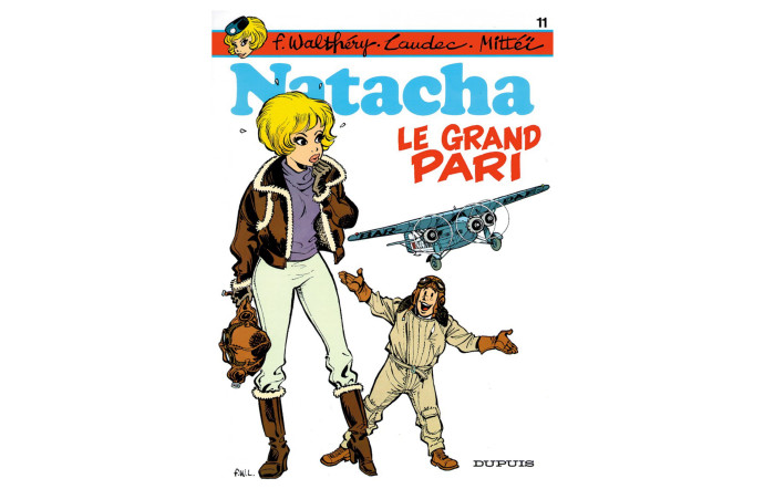 Natacha, le grand pari, Tome 11, Laudec, Mittéï et Walthéry, Éditions Dupuis.