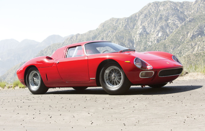 La Ferrari 250 LM de 1964 qui devrait participer à la course du Mans Classic, les 6, 7 et 8 juillet prochain.