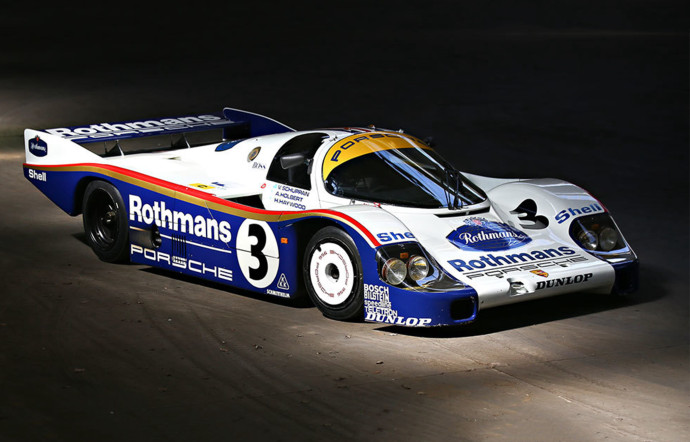 La Porsche 956, victorieuse en 1983, quand le constructeur allemand régnait sur la course.