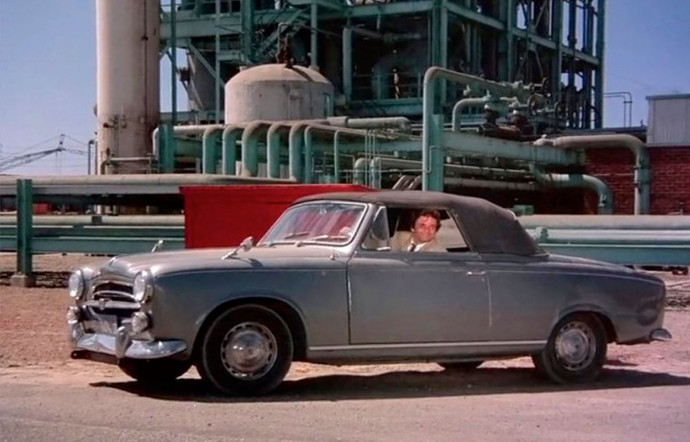 « Colombo », Peugeot 403 cabriolet.
