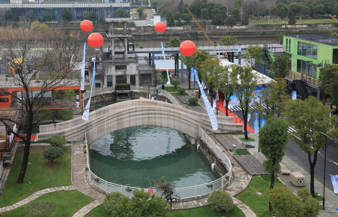 Diapo : A Shanghai, le plus long pont en béton du monde imprimé en 3D