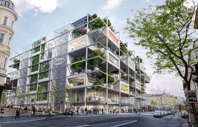 Ikea annonce l’ouverture de sa boutique la plus verte en 2021 à Vienne