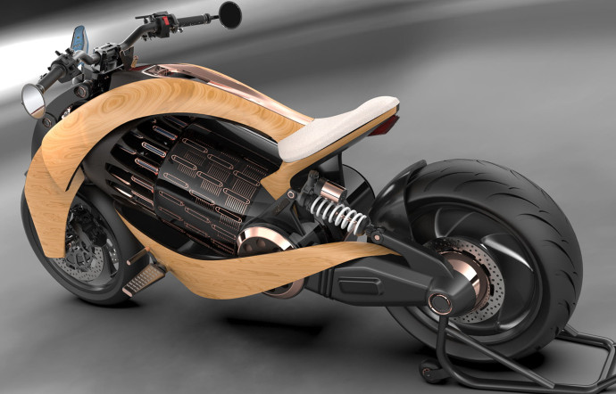 Pour passer des projections 3D à une moto fonctionnelle, Sébastien Mahut travaille sur une levée de fonds.