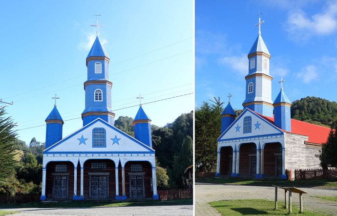L’île de Chiloé est la seconde plus grande île du Chili. Elle est connue pour ses maisons traditionnelles multicolores, souvent sur pilotis (les palafitos), et pour ses nombreuses églises en bois.